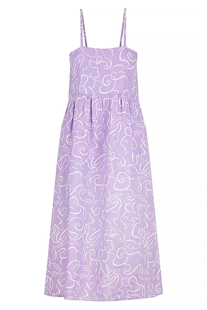 IRIS MIDI DRESS | VIOLA